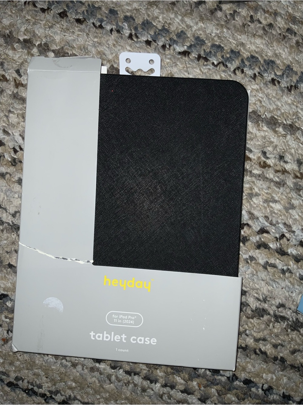 heyday Black Textured Tablet Case for iPad Pro 11-inch